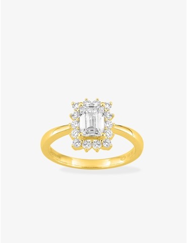 Bague en or jaune 750 ‰,...