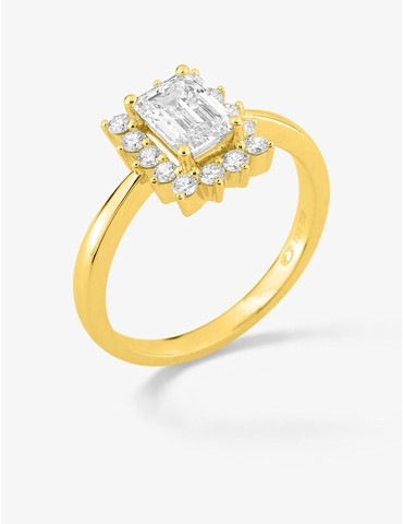 Bague en or jaune 750 ‰,...