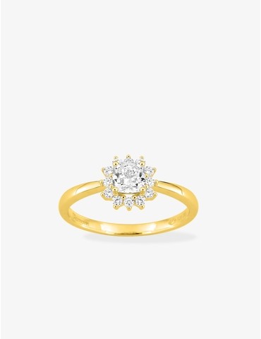 Bague en or jaune 750 ‰,...