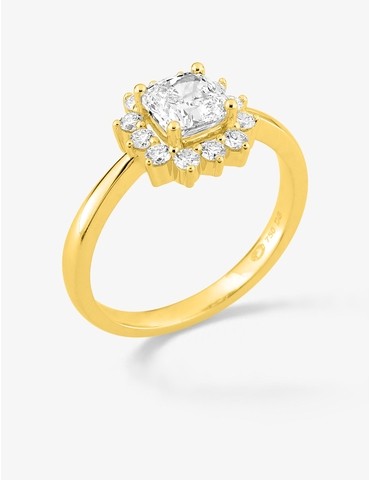 Bague en or jaune 750 ‰,...