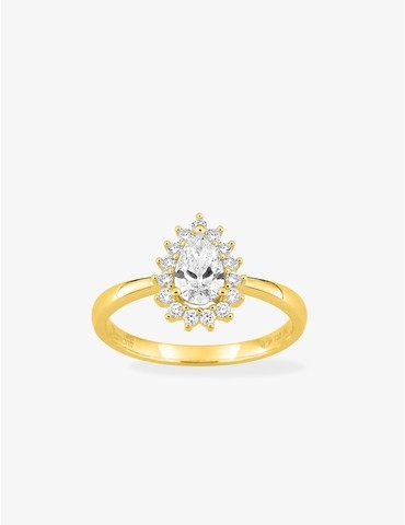 Bague en or jaune 750 ‰,...