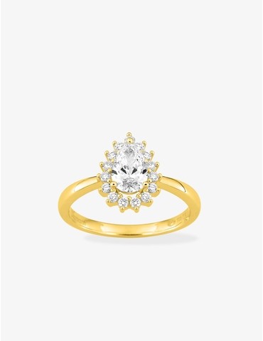 Bague en or jaune 750 ‰,...