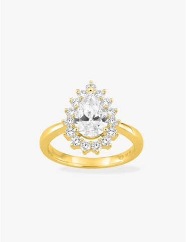 Bague en or jaune 750 ‰,...
