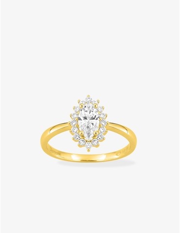 Bague en or jaune 750 ‰,...