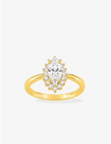 Bague en or jaune 750 ‰,...