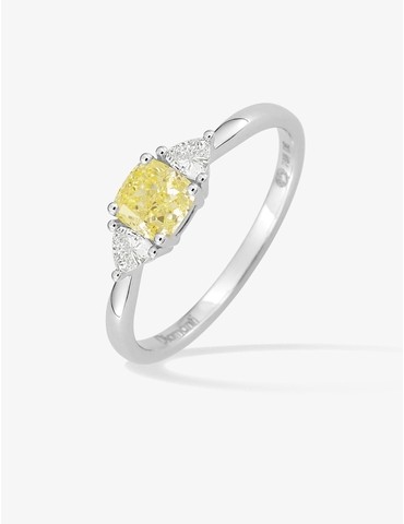 Bague diamant en or blanc...