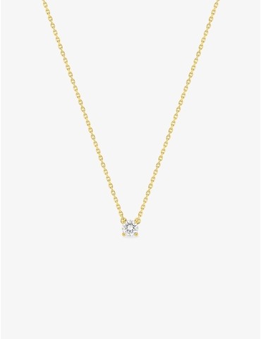 Collier solitaire en or...