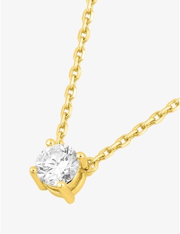 Collier solitaire en or...