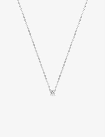Collier solitaire en or...