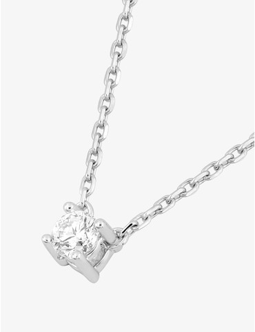 Collier solitaire en or...