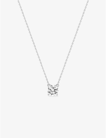 Collier solitaire en or...