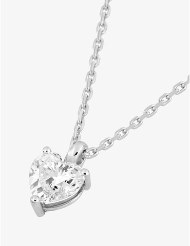 Collier en or blanc 750 ‰,...