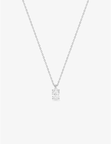 Collier en or blanc 750 ‰,...