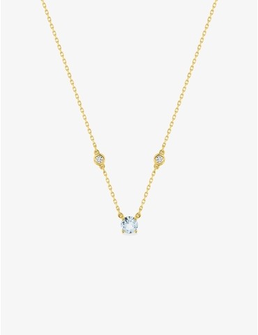 Collier or 375 ‰ jaune avec...