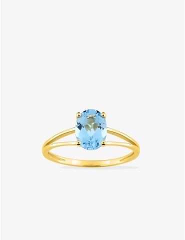 Bague or 375 ‰ jaune avec...