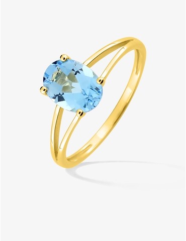 Bague or 375 ‰ jaune avec...