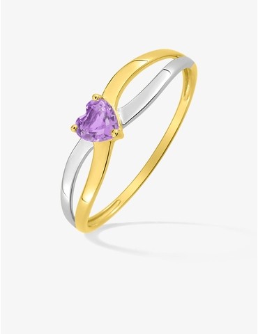 Bague or 375 ‰ jaune et...
