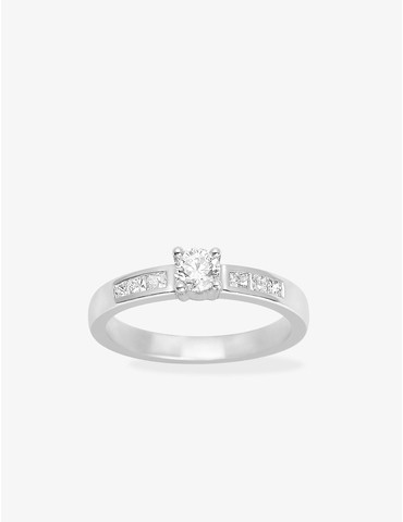 Bague diamant 0,57 ct...