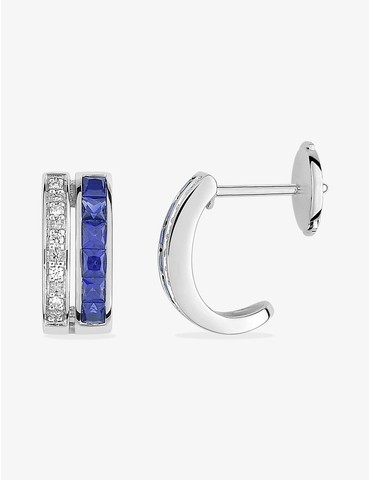 Boucles d'oreilles or 750 ‰...