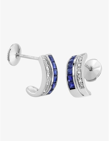 Boucles d'oreilles or 750 ‰...