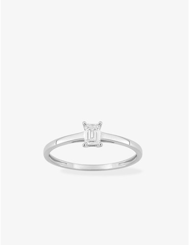 Bague solitaire diamant...