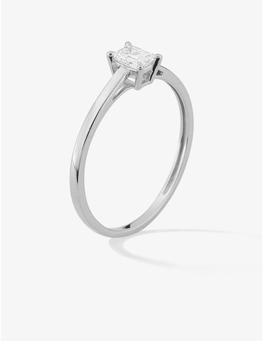 Bague solitaire diamant...
