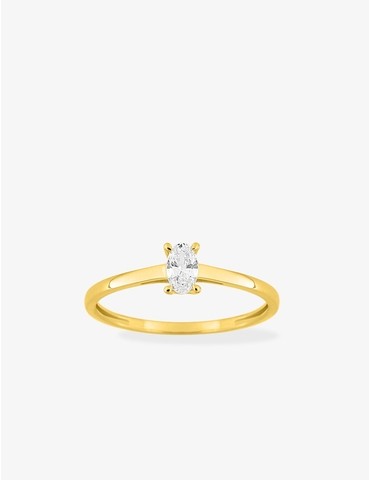 Bague solitaire diamant...