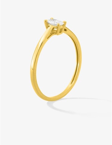 Bague solitaire diamant...