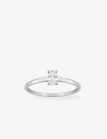 Bague solitaire diamant...