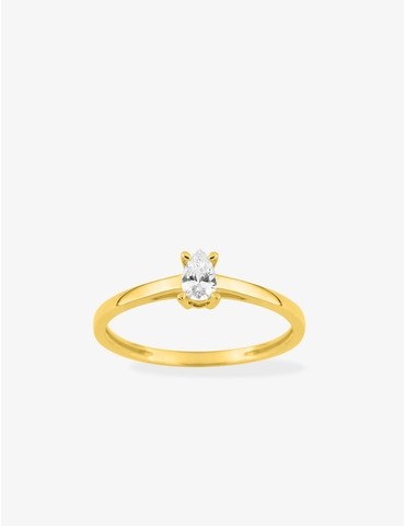 Bague solitaire diamant...