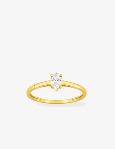 Bague solitaire diamant...