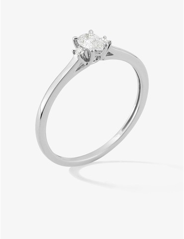 Bague solitaire poire...