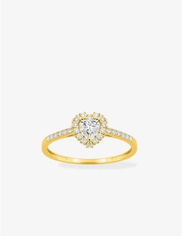 Bague diamants synthétiques...