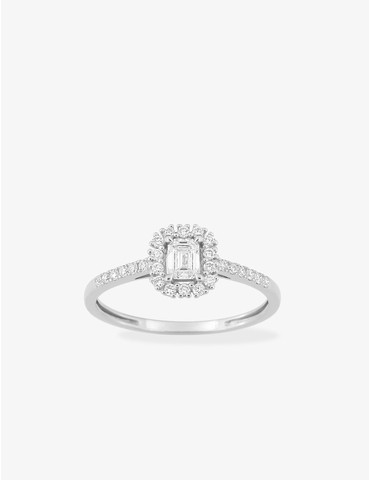 Bague diamants synthétiques...