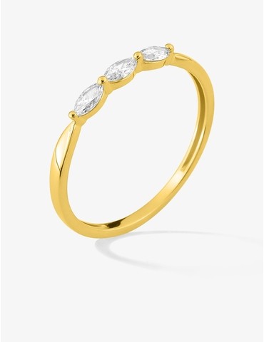 Bague 3 diamants...