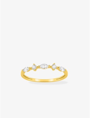 Bague diamants synthétiques...