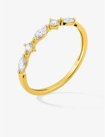 Bague diamants synthétiques...