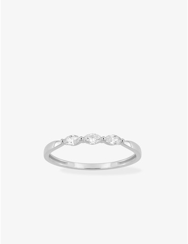 Bague 3 diamants...