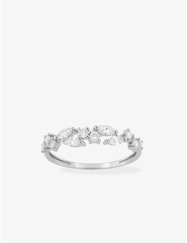 Bague diamants synthétiques...