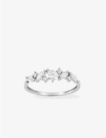 Bague diamants synthétiques...