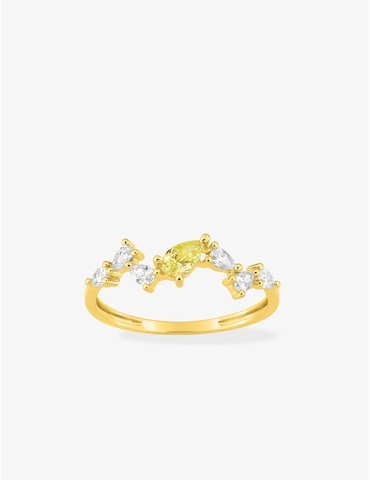 Bague diamants synthétiques...