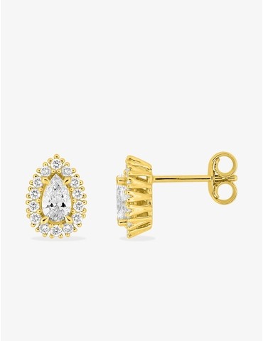 Boucles d'oreilles clou or...