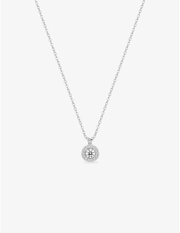 Collier or 375 ‰ blanc...