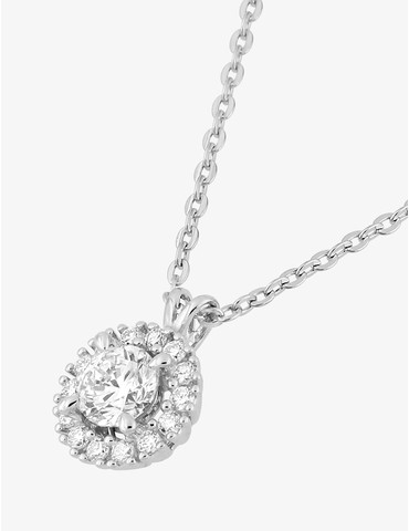 Collier or 375 ‰ blanc...