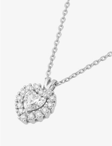 Collier or 375 ‰ blanc...