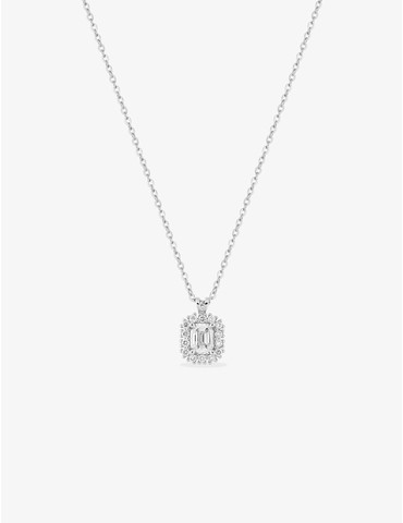 Collier or 375 ‰ blanc...