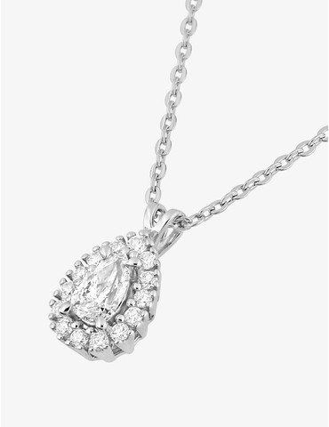 Collier or 375 ‰ blanc...