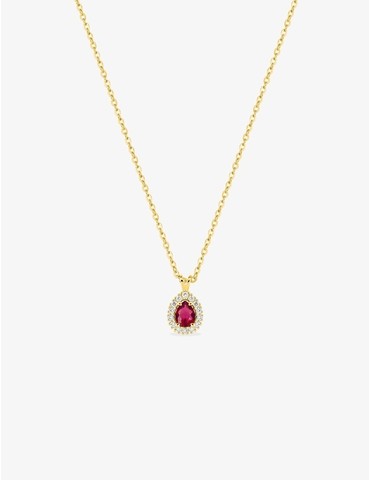 Collier rubis synthétique...