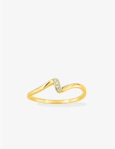Bague en or jaune 375 ‰,...