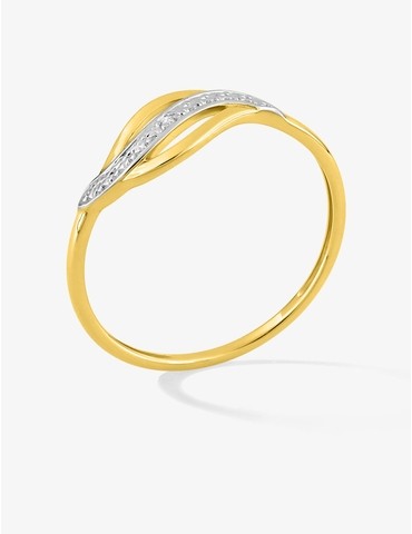 Bague fantaisie en or jaune...